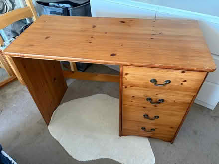 Photo of free Pine bed side tables and desk (Oakley MK43) #4