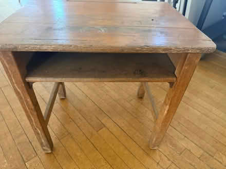 Photo of free Old child size wooden desk (Ayer) #1