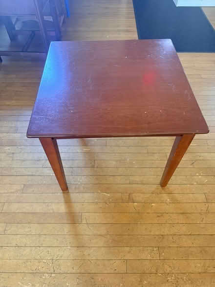 Photo of free Small Wooden Square coffee table (Ayer) #1