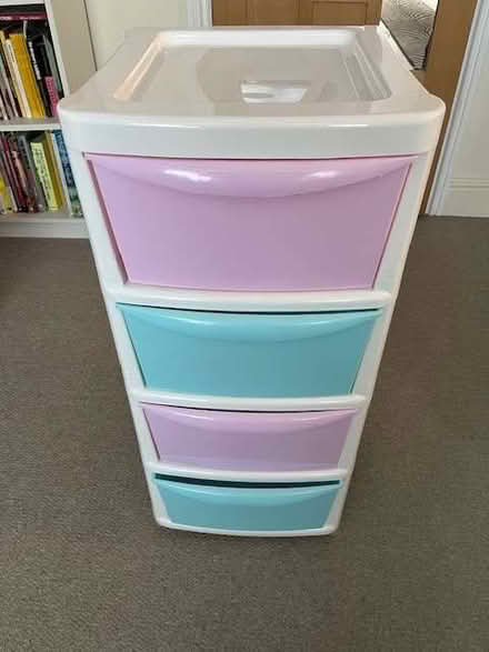 Photo of free 4 draw plastic storage unit (Cambridge GL2) #2
