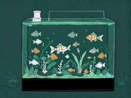 Photo of Fish tank ornaments (Stone Cross BN24) #1