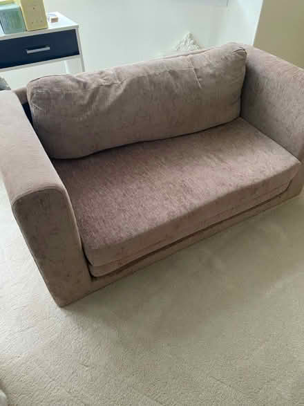 Photo of free Brown sofa (Whyteleafe) #1