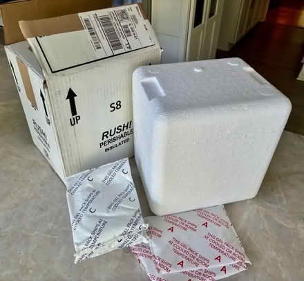 Photo of free 3 small Styro coolers w/ Gel Packs (Wilmette, Illinois) #1