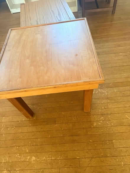 Photo of free Solid wood square table (Ayer) #1