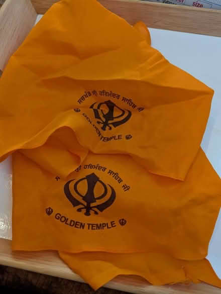 Photo of free Two scarves from Golden Temple (near Central Park) #1