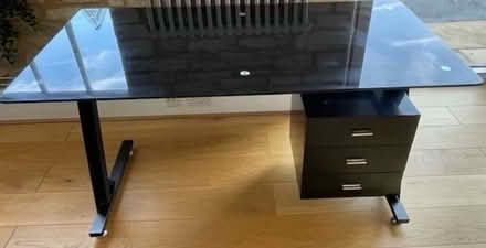Photo of free Black Glass work desk (Clanfield OX18) #1