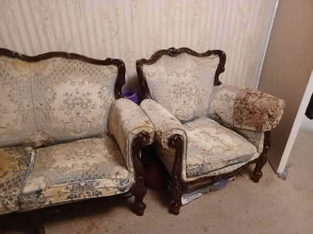 Photo of free 2 seated Sofa & Armchair (Friern Barnet) #2
