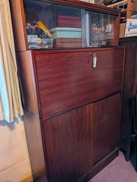Photo of free Beautiful (teak?) bureau (Llangefni LL77) #1