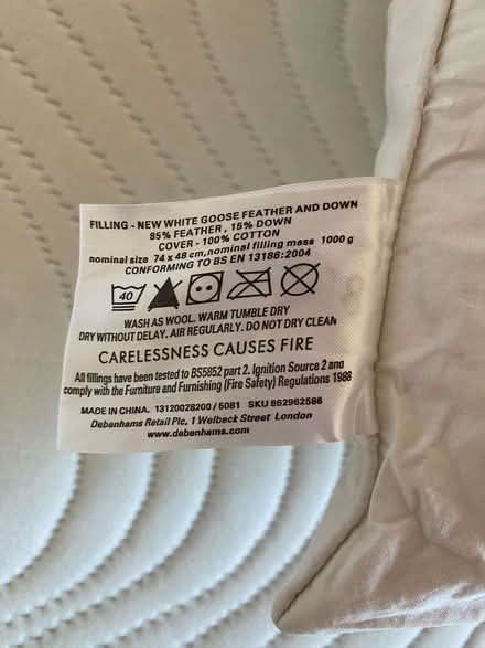 Photo of free Pillows (4) and double duvets (2) (Twickenham TW1) #3
