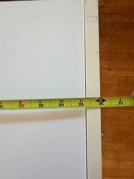 Photo of free 2 white book shelves (Ayer) #2