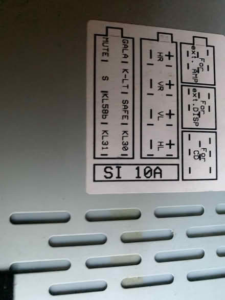 Photo of free VW Bora stereo radio (Little Herberts GL53) #3