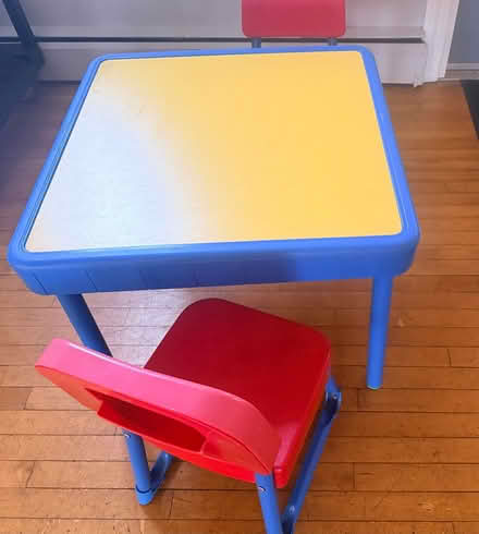 Photo of free Fisher Price childs table & chairs (Ayer) #1