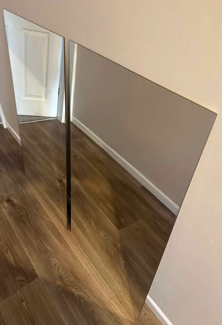 Photo of free Ikea Pax Wardrobe Mirror Panels (Isle of Walney LA14) #1