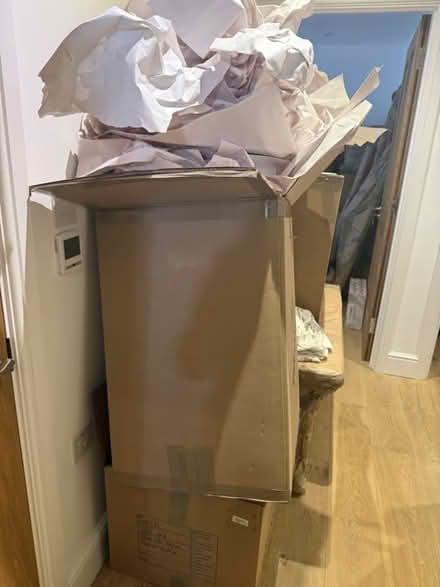 Photo of free Moving boxes, padded packing paper, thin packing paper (Worthing BN11) #1