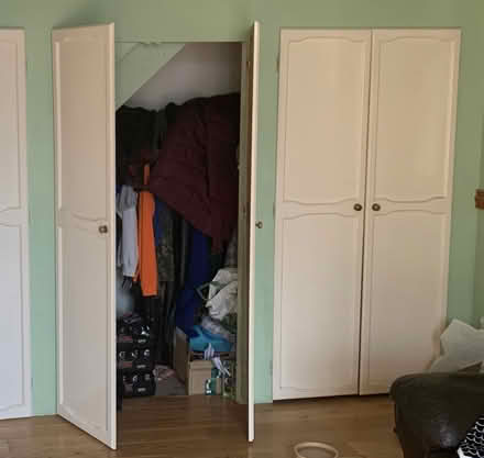 Photo of free Six tall cupboard doors (6ft x 18") (Ealing W13) #1