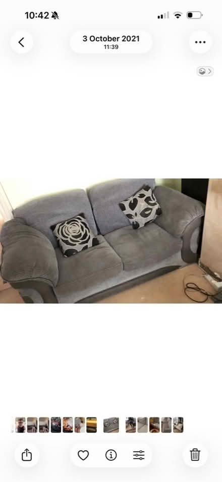 Photo of free Grey sofa bed (Butt Lane ST7) #1