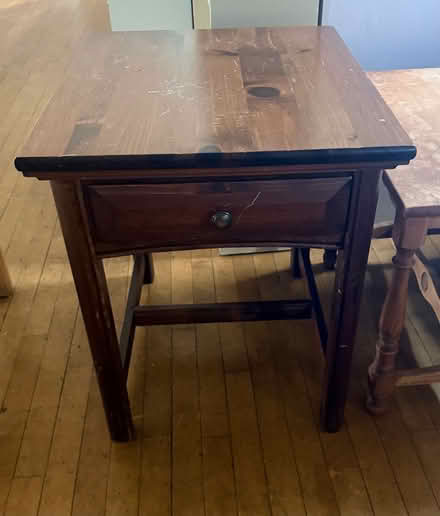Photo of free Side table with drawer (Ayer) #1