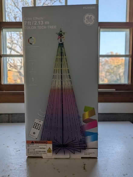 Photo of free 7 Foot Color Tech X-mas Tree (New Paltz) #1