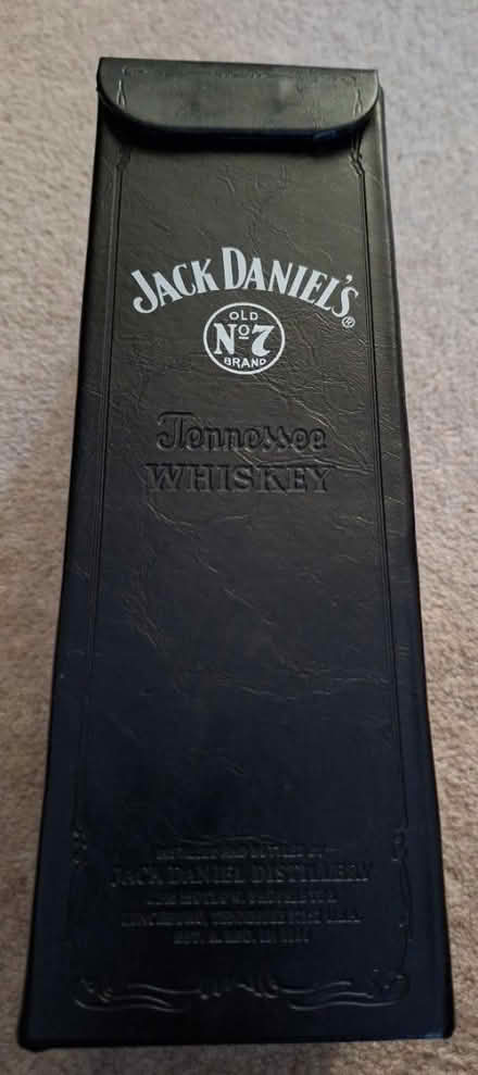 Photo of free Jack Daniels 'leather' bottle case (Windlesham (GU20)) #1