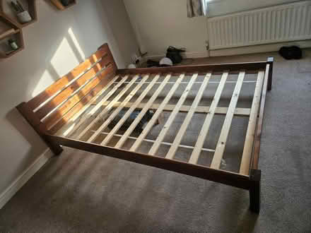 Photo of free Solid pine double bed (City of Derby DE22) #4