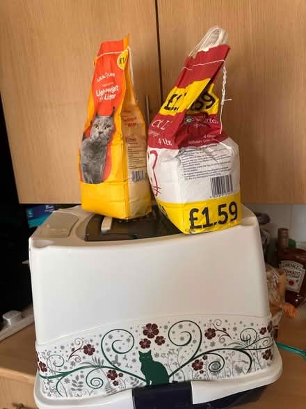 Photo of free I’m giving away a cat litres and toilet (Handsworth B21) #1