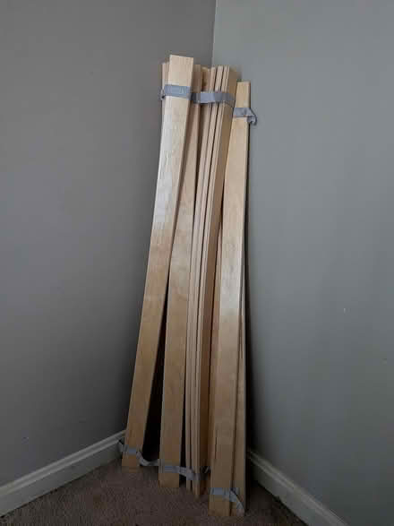 Photo of free Twin ikea wood slats (Pasadena/ Glen Burnie border) #1