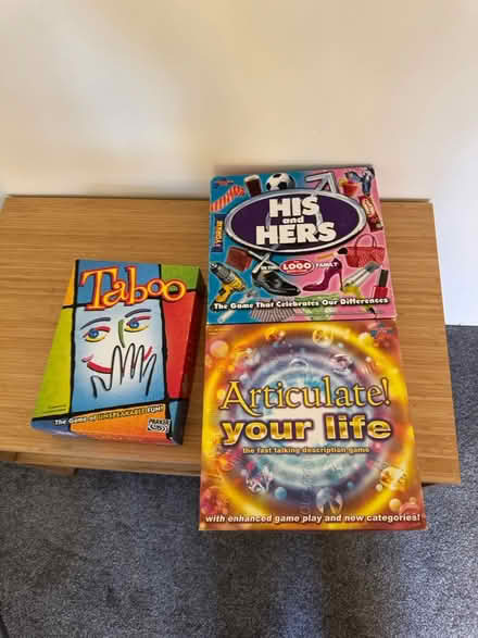 Photo of free 3 board games (London E17) #1