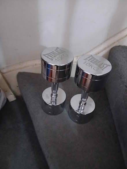 Photo of free 2x 10kg dumbells (Shepherds bush W12) #1