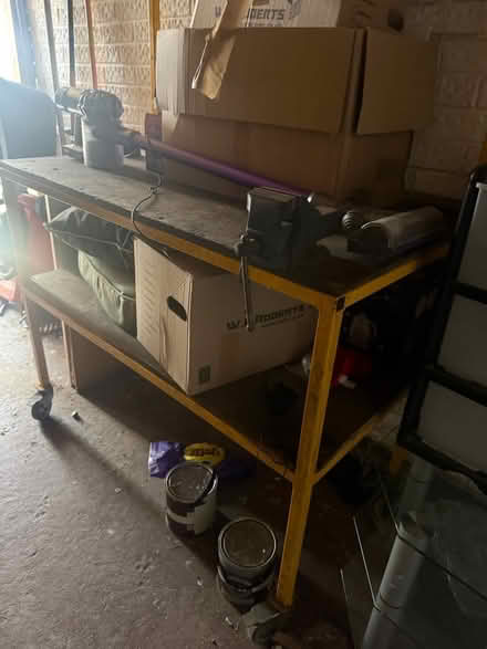 Photo of free Metal work trolley on wheels (CV31) #2