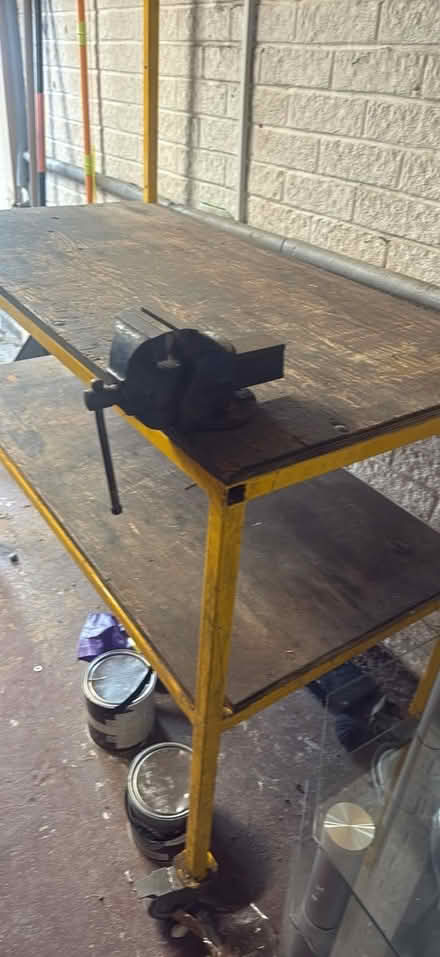 Photo of free Metal work trolley on wheels (CV31) #1