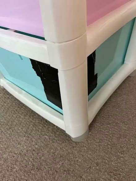 Photo of free 4 draw plastic storage unit (Cambridge GL2) #4
