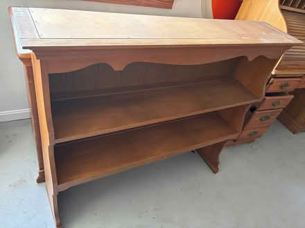 Photo of free Solid wood hutch and cabinet (Route 231 and PF Blvd) #2