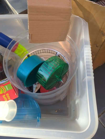 Photo of free Rota Stack hamster cage and some accessories. (Grange Farm MK8) #1