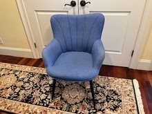 Photo of free Blue armchair (Winchester) #1