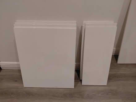 Photo of free White, handle-less laminate kitchen cabinet doors. (Ealing TW8) #3