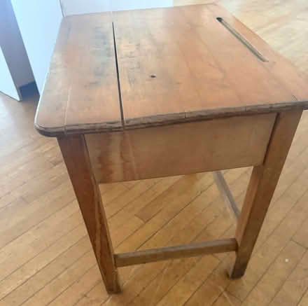 Photo of free Old child size wooden desk (Ayer) #2