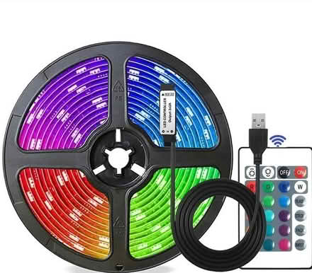 Photo of Led strip light for kids room and tripod stand for content (Knowle BS4) #2
