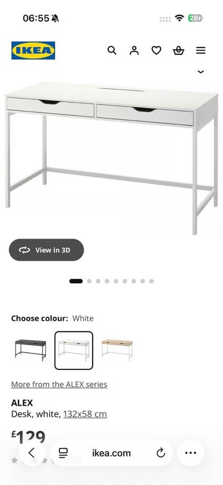 Photo of free Ikea desk (Upper basildon RG8) #1