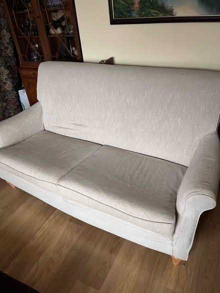 Photo of free Beige sofa (Stanford in the vale SN7) #1