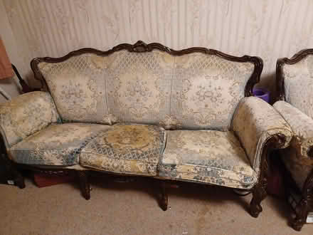 Photo of free 2 seated Sofa & Armchair (Friern Barnet) #1