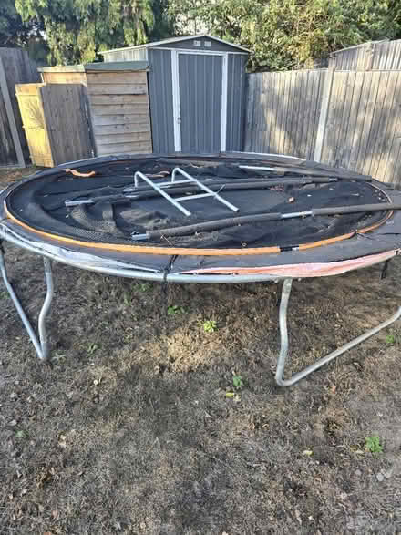 Photo of free 10 ft trampoline (Tolworth) #1