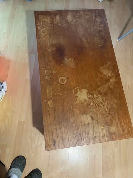 Photo of free Brown coffee table (Parnwell PE1) #1