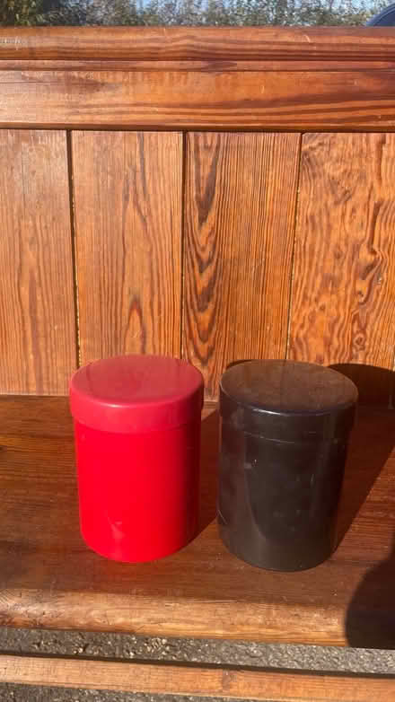 Photo of free 2 Metal Storage Jars (Bramshaw SO43) #2