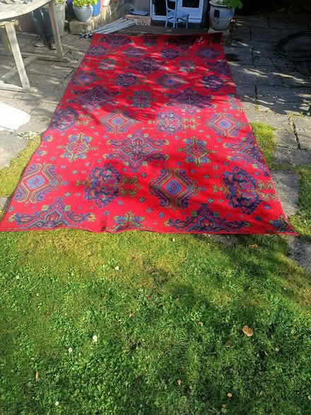 Photo of free Large red patterned rug (EH3 Canonmills) #4