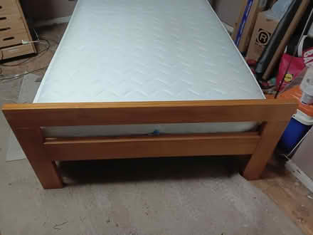 Photo of free Small double bed [4ft wide] with mattress (Sunbury-on-Thames KT12) #3