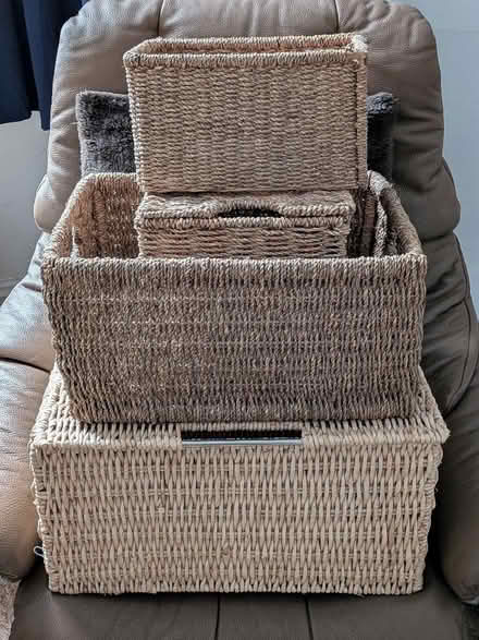 Photo of free Woven storage boxes (Primrose LA1) #1
