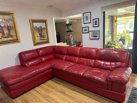 Photo of free Lazyboy leather lounge (Seafarer Close Belmont NSW) #2