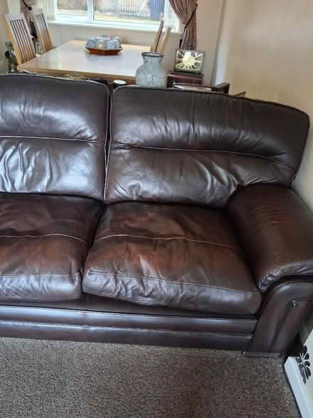 Photo of free Brown sofa (Bowerham LA1) #3