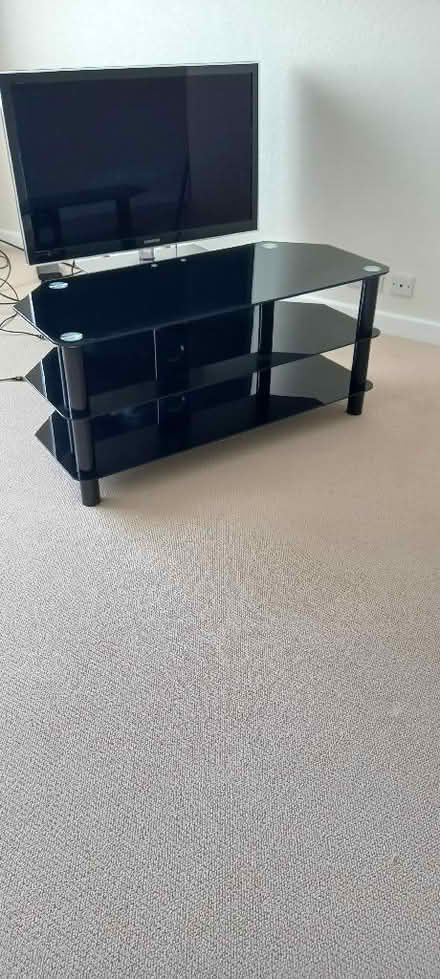 Photo of free Black TV stand (Belvidere SY2) #3