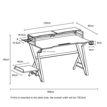 Photo of free Computer Desk (Priestwood RG42) #2